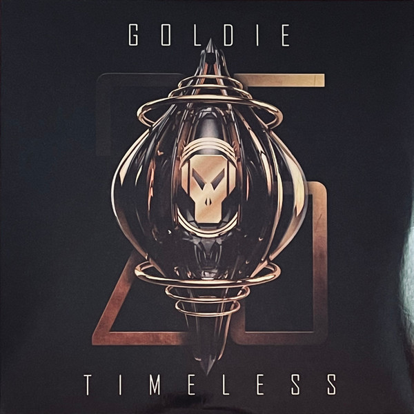 LP album cover for Goldie's 'Timeless' special 25th Anniversary edition