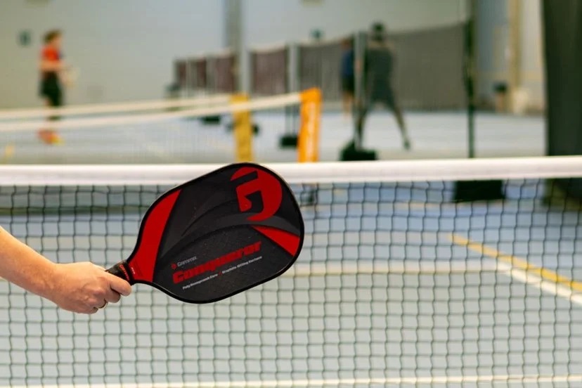 Pickleball 'paddle.' 